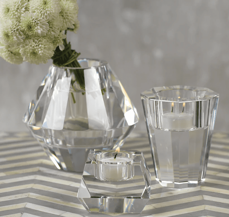 Dina Crystal Tealight Holder