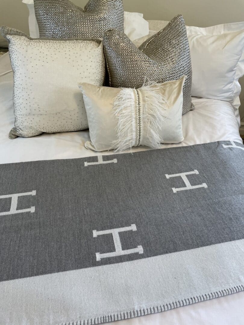 Designer Inspired H Luxury Blanket