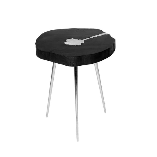 Organic Black Side Table